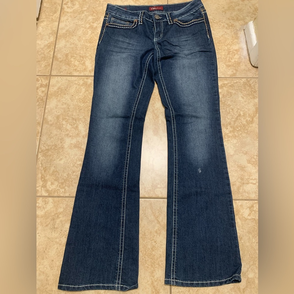 YMI Dark Blue Flare Jeans
